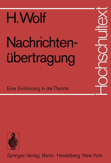 Hellmuth Wolf - Nachrichtenübertragung, Häftad