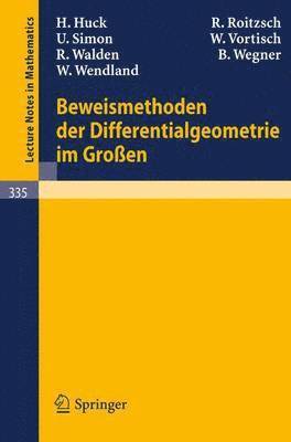 bokomslag Beweismethoden der Differentialgeometrie im Großen
