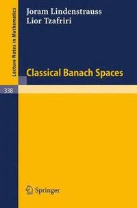 bokomslag Classical Banach Spaces I