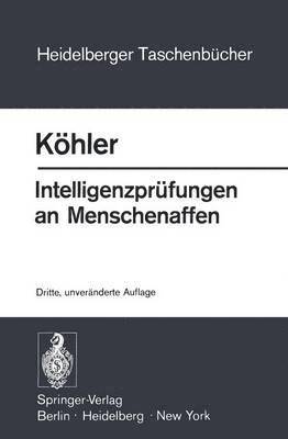 bokomslag Intelligenzprfungen an Menschenaffen