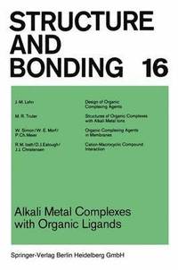 bokomslag Alkali Metal Complexes with Organic Ligands