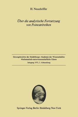 Über die analytische Fortsetzung von Poincaréreihen