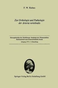 bokomslag Zur Orthologie und Pathologie der Arteria vertebralis