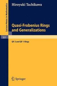 bokomslag Quasi-Frobenius Rings and Generalizations
