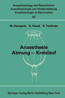 bokomslag Anaesthesie Atmung - Kreislauf