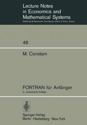 bokomslag FORTRAN für Anfänger
