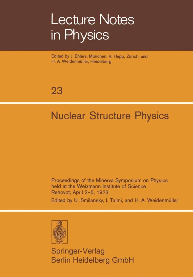 Nuclear Structure Physics