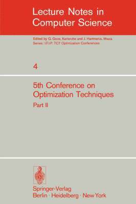 Fifth Conference on Optimization Techniques. Rome 1973 1