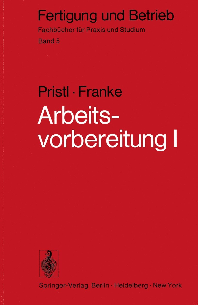 Arbeitsvorbereitung I 1