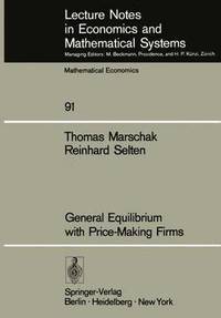 bokomslag General Equilibrium with Price-Making Firms