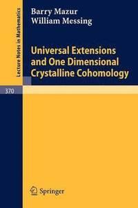 bokomslag Universal Extensions and One Dimensional Crystalline Cohomology