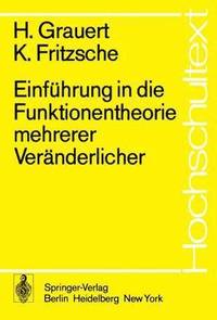 bokomslag Einführung in die Funktionentheorie mehrerer Veränderlicher