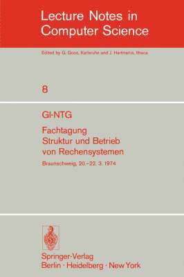 GI-NTG Fachtagung Struktur und Betrieb von Rechensystemen 1