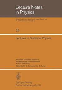 bokomslag Lectures in Statistical Physics