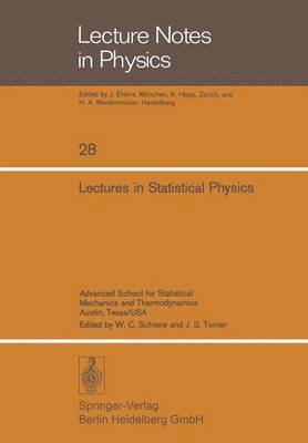 Lectures in Statistical Physics 1