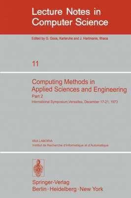 bokomslag Computing Methods in Applied Sciences and Engineering