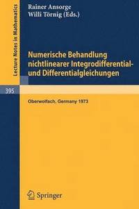 bokomslag Numerische Behandlung nichtlinearer Integrodifferential- und Differentialgleichungen