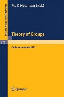 Proceedings of the Second International Conference on the Theory of Groups 1