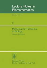 bokomslag Mathematical Problems in Biology