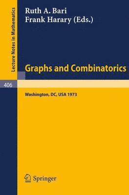 R.A. Bari, F. Harary, R. a. Bari, R. A. Bari - Graphs and Combinatorics, Häftad