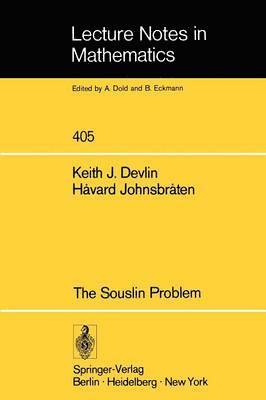 K.J. Devlin, H. Johnsbraten, K. J. Devlin - Souslin Problem, Häftad