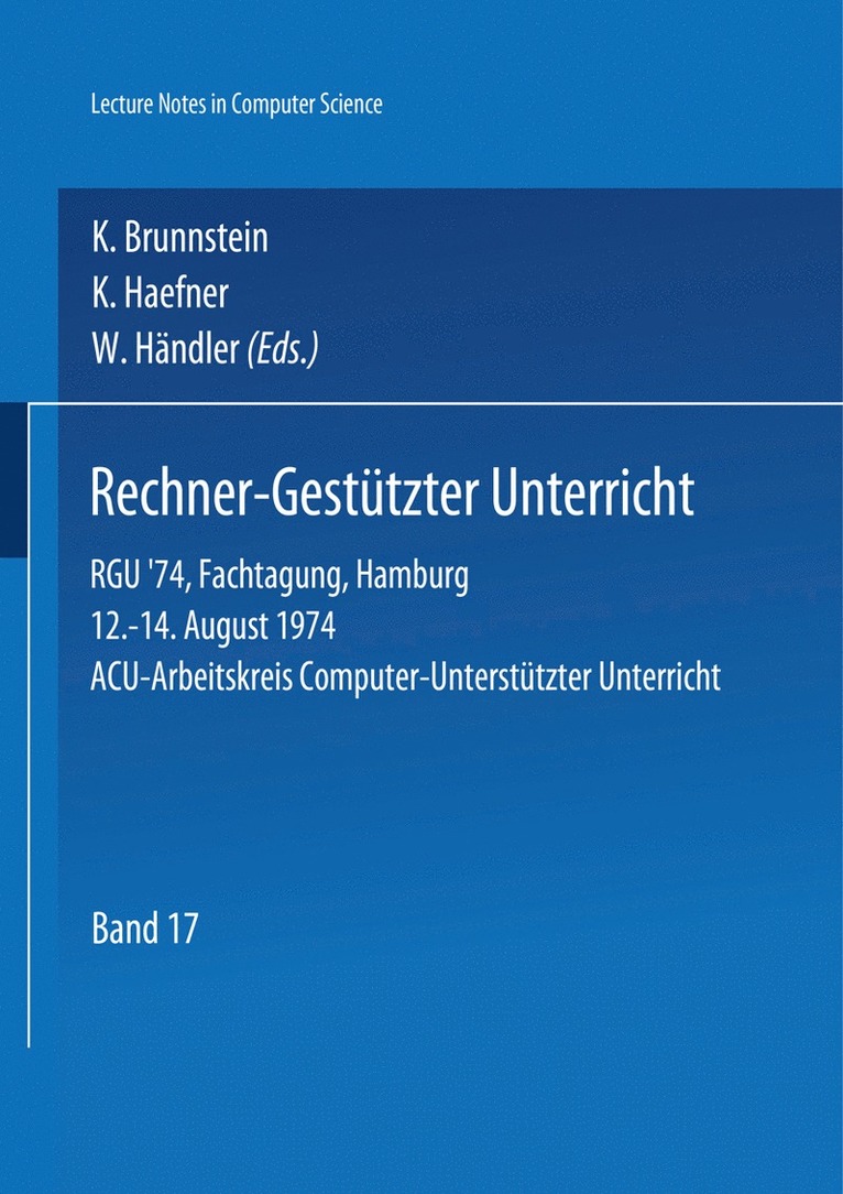 Rechner-Gestützter Unterricht
