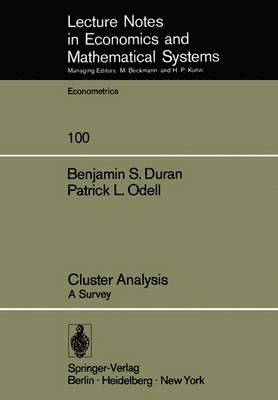 B. S. Duran, P. L. Odell - Cluster Analysis, Häftad