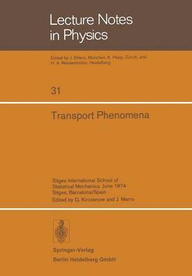 Transport Phenomena 1