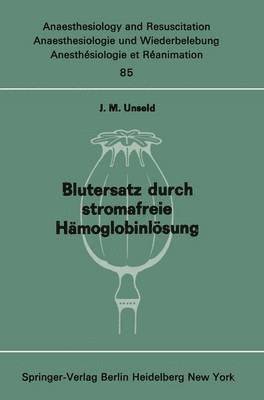 bokomslag Blutersatz durch stromafreie Hmoglobinlsung