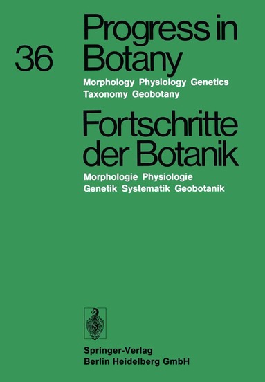 Heinz Ellenberg, Karl Esser, Hermann Merxmüller, Eberhard Schnepf, Hubert Ziegler - Fortschritte der Botanik, Häftad