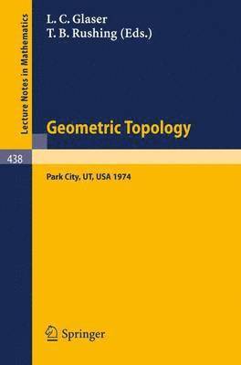 Geometric Topology 1
