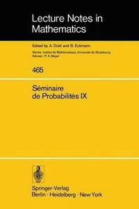 bokomslag Sminaire de Probabilits IX