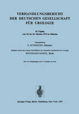 bokomslag Verhandlungsbericht der Deutschen Gesellschaft fr Urologie