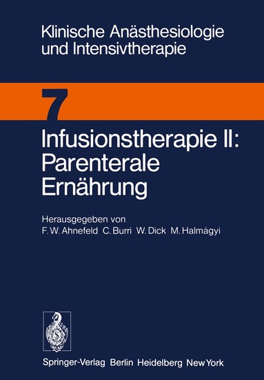 Infusionstherapie II Parenterale Ernährung, Häftad