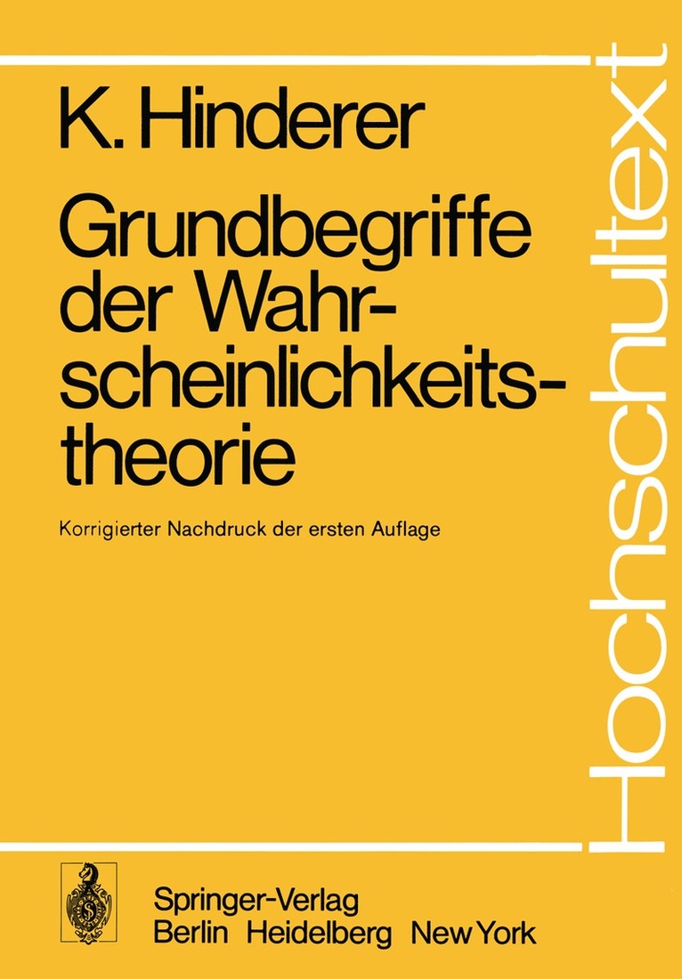 Grundbegriffe der Wahrscheinlichkeitstheorie 1