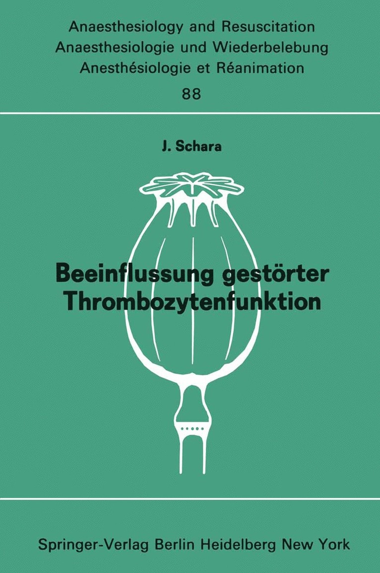 Beeinflussung gestrter Thrombozytenfunktion 1