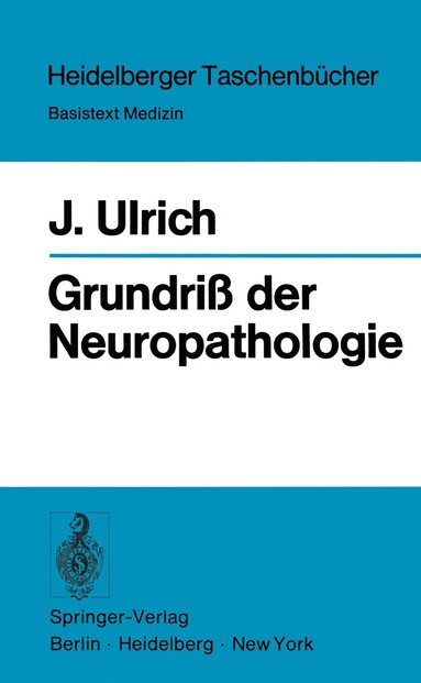 bokomslag Grundriß der Neuropathologie