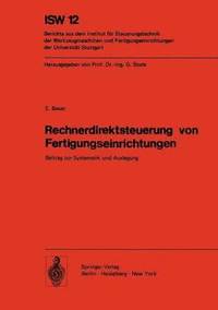 bokomslag Rechnerdirektsteuerung von Fertigungseinrichtungen