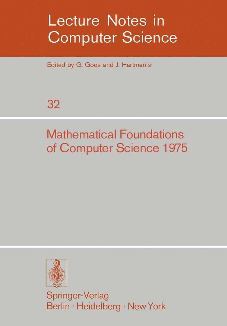 Mathematical Foundations of Computer Science 1975