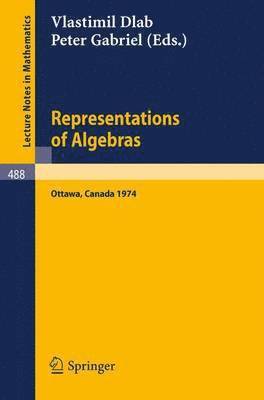 Representations of Algebras 1