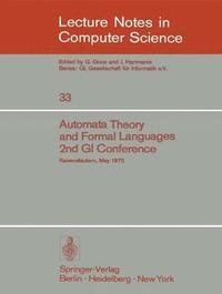 bokomslag Automata Theory and Formal Languages