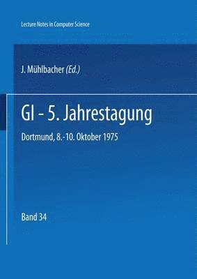 GI - 5. Jahrestagung 1