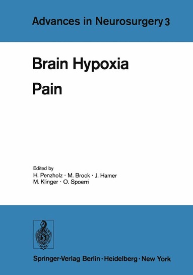 H. Penzholz, M. Brock, J. Hamer, M. Klinger, O. Spoerri - Brain Hypoxia, Häftad