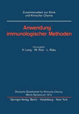 Anwendung immunologischer Methoden 1