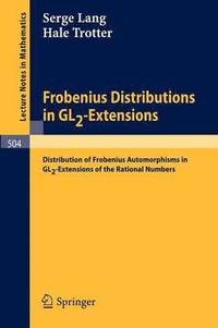 bokomslag Frobenius Distributions in GL2-Extensions