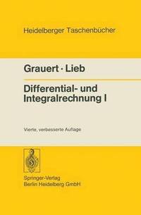 bokomslag Differential- und Integralrechnung I