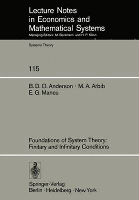 bokomslag Foundations of System Theory: Finitary and Infinitary Conditions