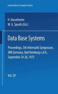 bokomslag Data Base Systems