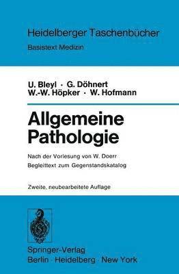 bokomslag Allgemeine Pathologie