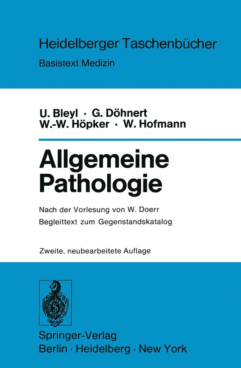 Allgemeine Pathologie 1